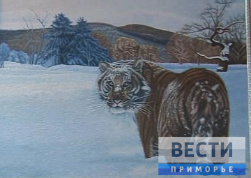 Exhibition of local artist Yuri Surkov was opened in Arsenyev city