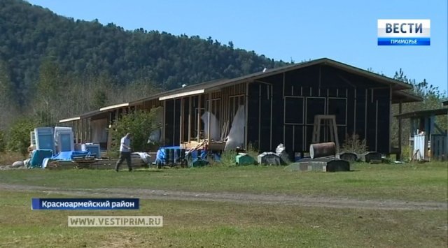 A new tourist complexe is being built in «Udege’s legend» National park A new tourist complexe is being built in «Udege’s legend» National park