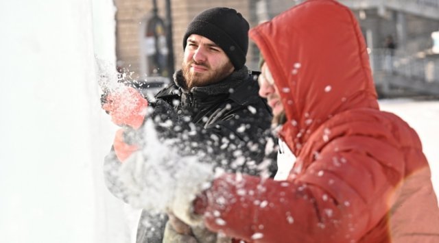 Sculptors from Primorye compete for the «Ice fantasy» award Sculptors from Primorye compete for the «Ice fantasy» award