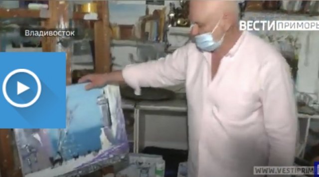 Famous Russian painter Sergey Cherkasov is getting ready for another exhibition Famous Russian painter Sergey Cherkasov is getting ready for another exhibition