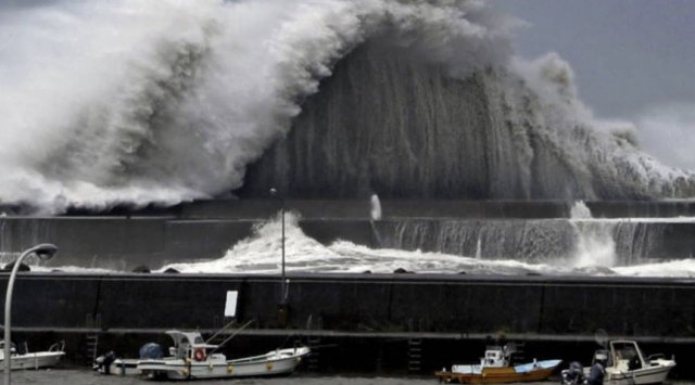 «Lupit» typhoon will bring four-meter waves to Primorye