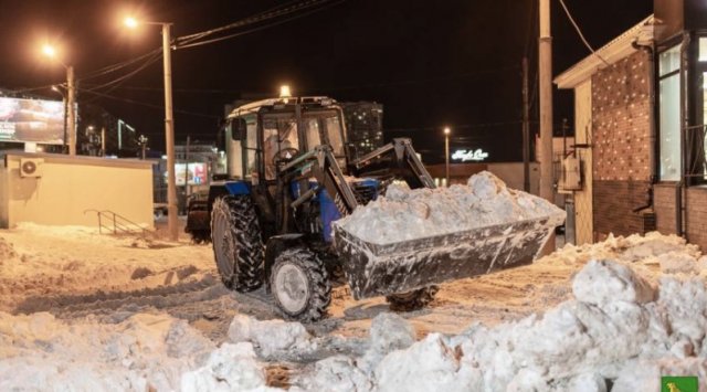 More than 9 thousand cubic meters of snow were removed last night in Vladivostok